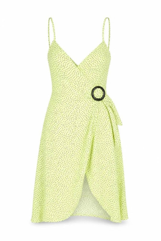 Womens UK Size 8 Bershka Wrap Dress