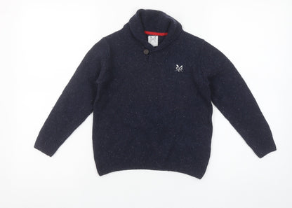 Boys UK Size 6 Years Crew Clothing Co. Blue Pullover Jumper
