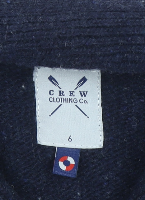 Boys UK Size 6 Years Crew Clothing Co. Blue Pullover Jumper