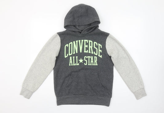 Boys UK Size 10-12 Years Converse Grey Pullover Hoodie