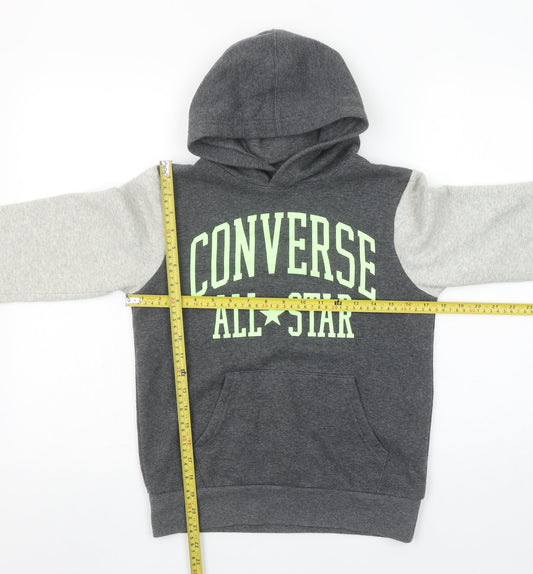Boys UK Size 10-12 Years Converse Grey Pullover Hoodie