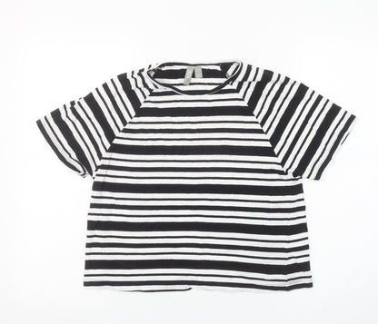 Womens UK Size 8 ASOS Black Basic T-Shirt