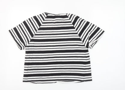 Womens UK Size 8 ASOS Black Basic T-Shirt