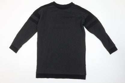 Womens UK Size 10 New Look Black Pullover Sweatshirt