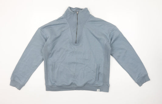 Womens UK Size M Fat Face Blue Pullover Sweatshirt