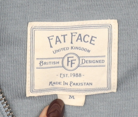 Womens UK Size M Fat Face Blue Pullover Sweatshirt