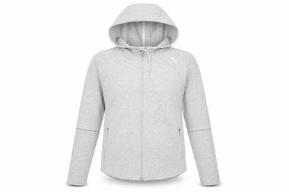 Womens UK Size M PUMA Grey Full Zip Hoodie