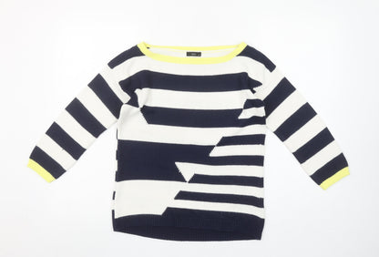 Womens UK Size 10 M&Co Blue Pullover Jumper
