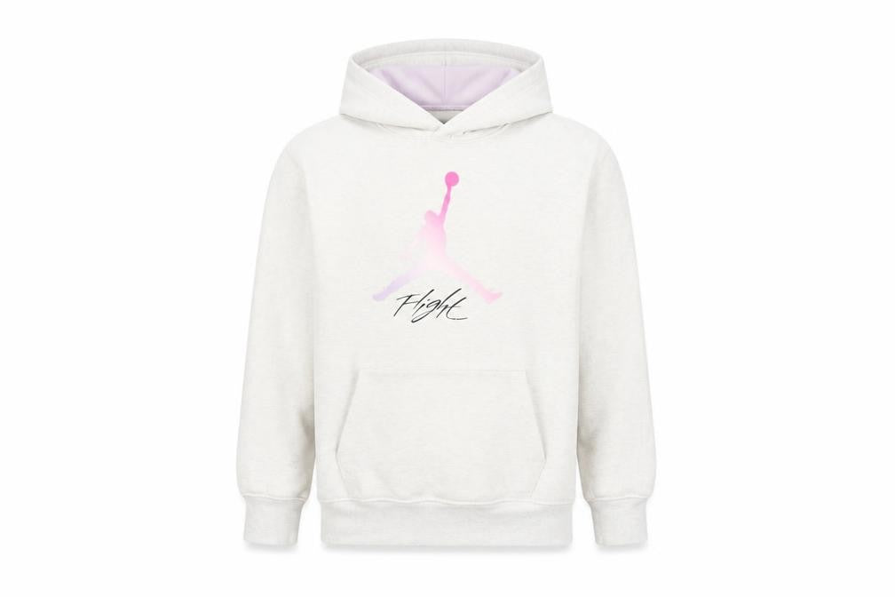 Girls UK Size 10-12 Years Jordan Ivory Pullover Hoodie