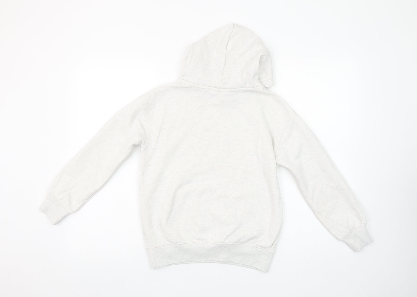 Jordan Girls Ivory Hoodie 10-12 Years Pullover Fleece Logo Hooded Sweatshirt