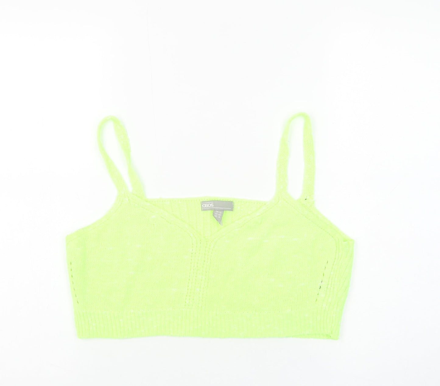 Womens UK Size 12 ASOS Green Camisole Tank