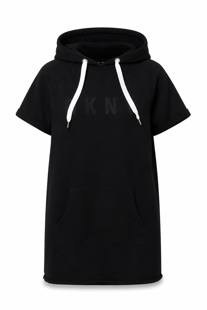 Womens UK Size M DKNY Black Pullover Hoodie
