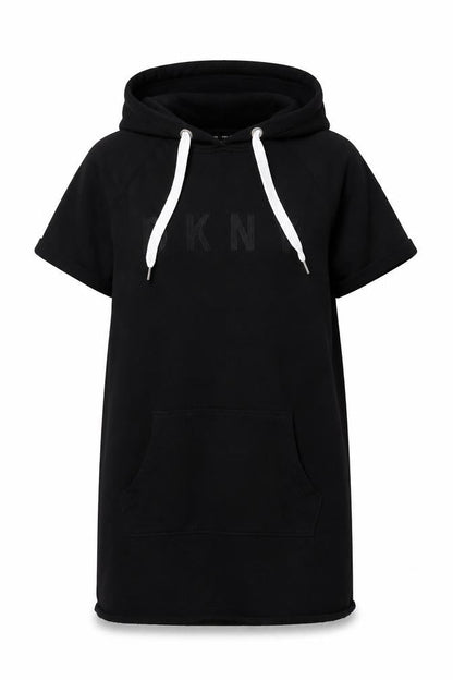 Womens UK Size M DKNY Black Pullover Hoodie