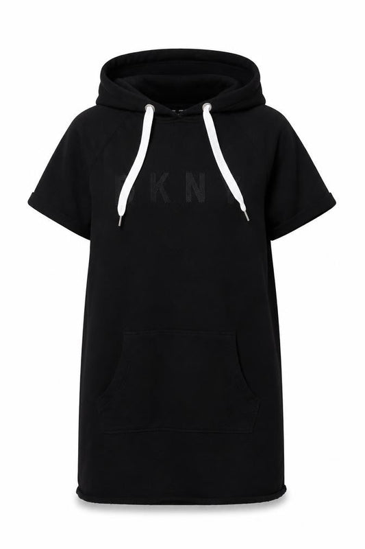 Womens UK Size M DKNY Black Pullover Hoodie