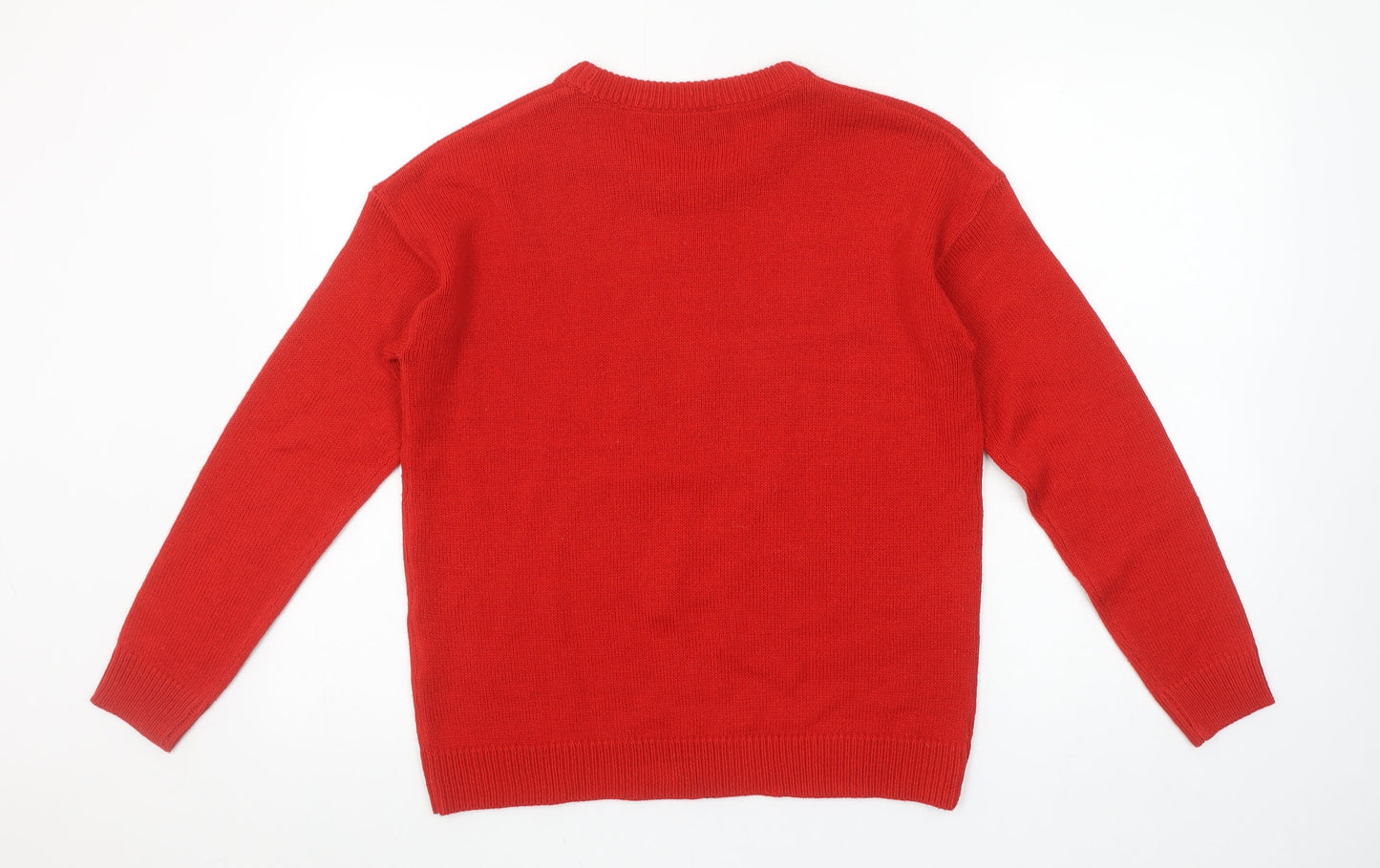 Womens UK Size XS Brave Soul Red Pullover Jumper