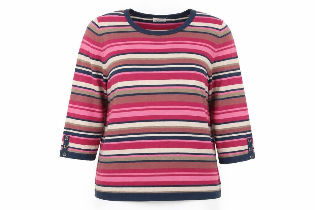 Womens UK Size 20 Eastex Multicoloured Pullover Jumper