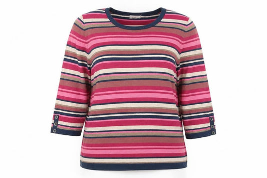 Womens UK Size 20 Eastex Multicoloured Pullover Jumper