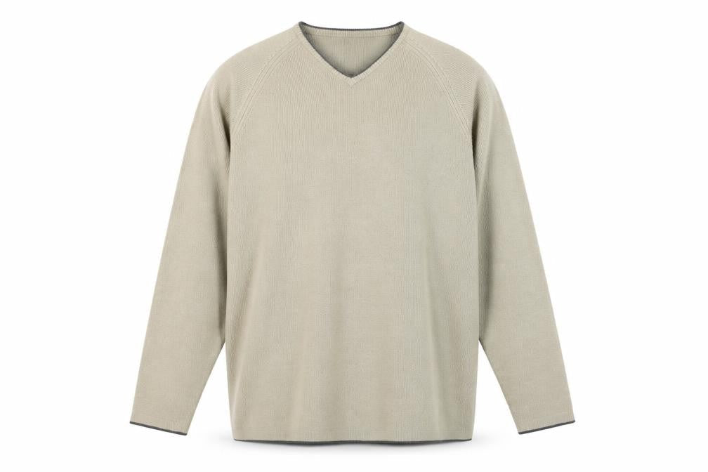 Mens UK Size L Best Direction Beige Pullover Jumper