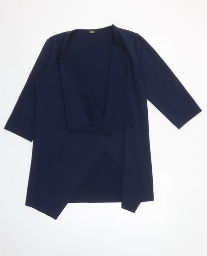 Quiz Women’s Blue 3/4 Sleeve Wrap Blouse Size 12