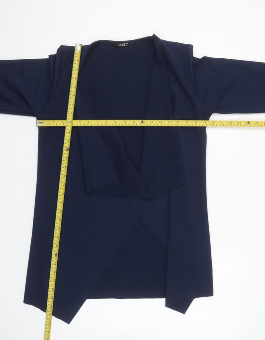 Quiz Women’s Blue 3/4 Sleeve Wrap Blouse Size 12