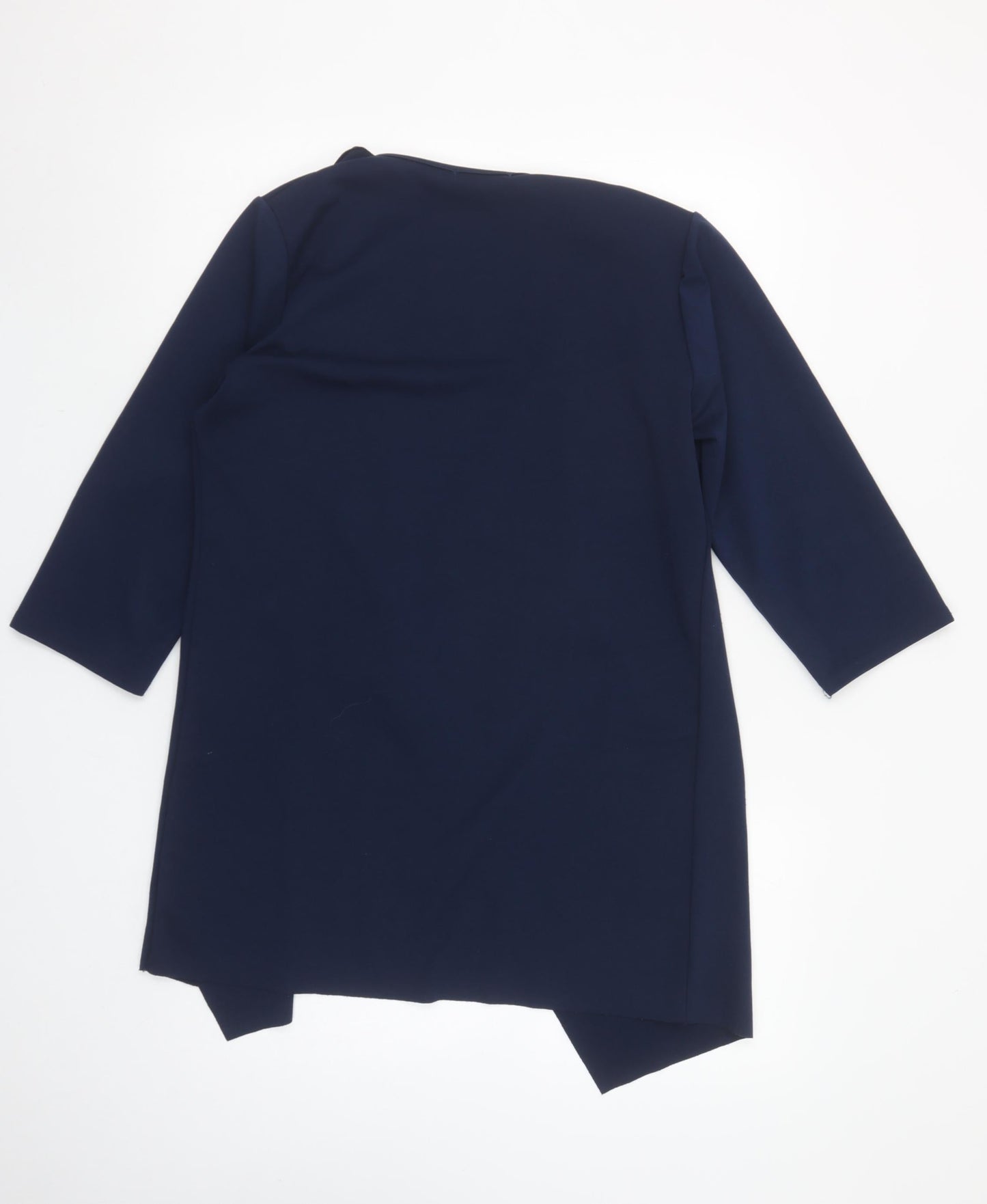 Quiz Women’s Blue 3/4 Sleeve Wrap Blouse Size 12