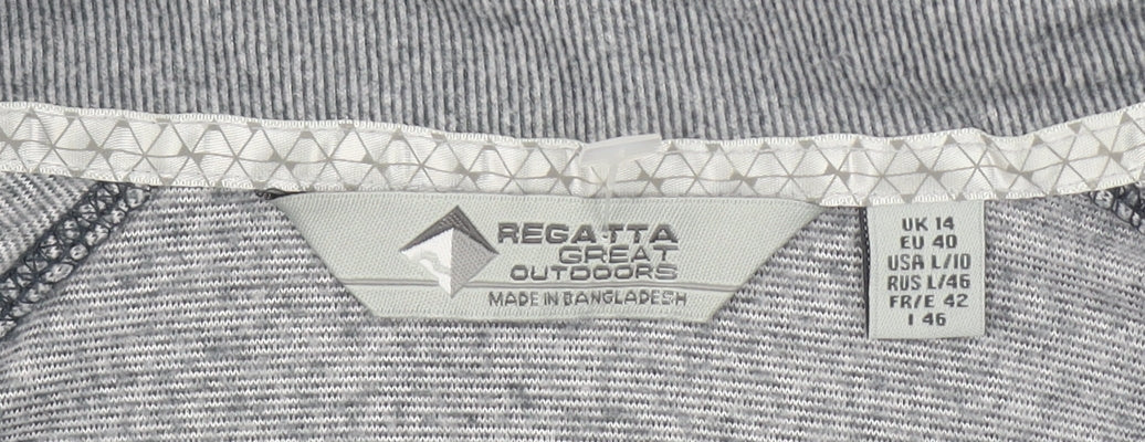 Womens UK Size 14 Regatta Great Outdoors Grey Pullover Sweatshirt