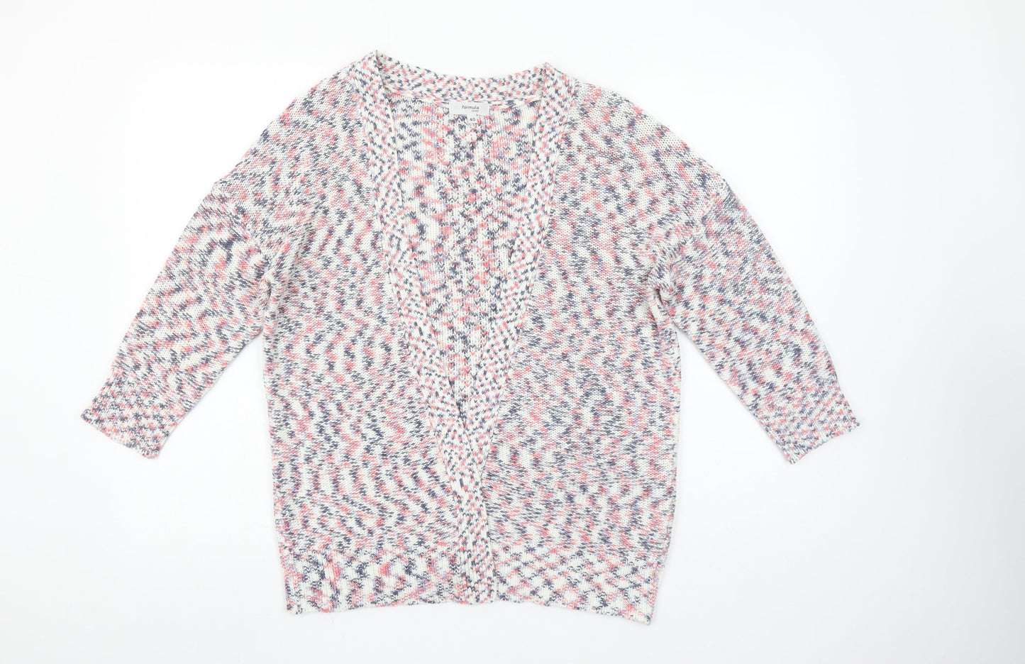 Womens UK Size 12 Fórmula Joven Multicoloured Cardigan Jumper