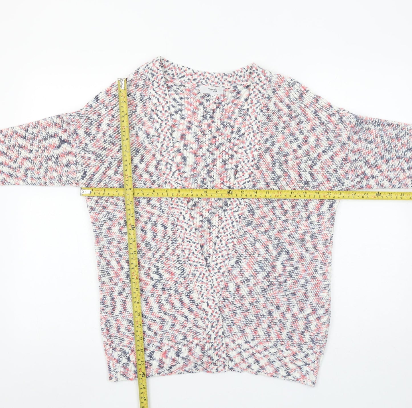 Womens UK Size 12 Fórmula Joven Multicoloured Cardigan Jumper