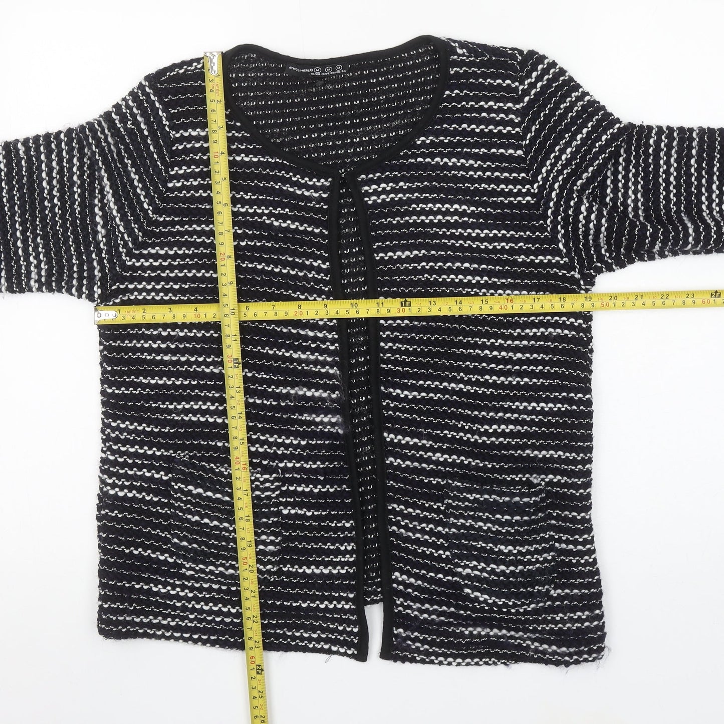 Womens UK Size M Atmosphere Black Cardigan Jumper