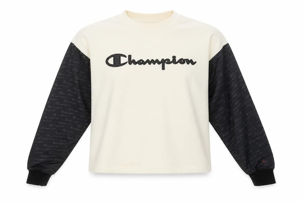 Womens UK Size S Champion Beige Pullover Sweatshirt