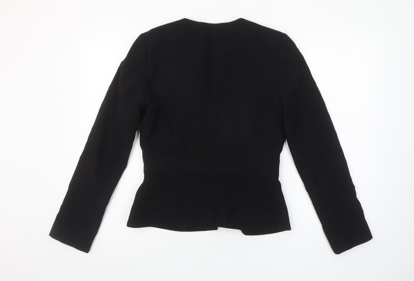 Hobbs Women Black Size 8 Tailored Lined Blazer Jacket