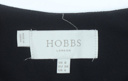 Hobbs Women Black Size 8 Tailored Lined Blazer Jacket