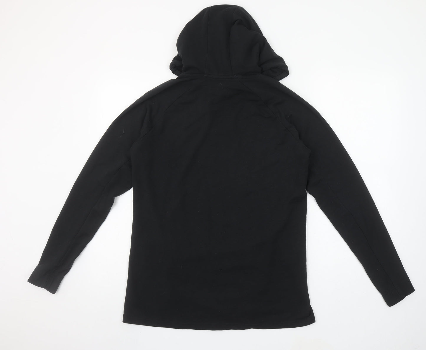 Gymshark Women's Black Pullover Hoodie Small Stretch Cotton Blend