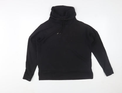 Womens UK Size S New Look Black Pullover Sweatshirt