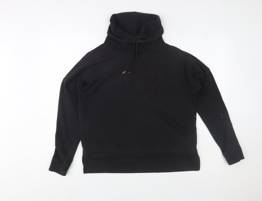 Womens UK Size S New Look Black Pullover Sweatshirt