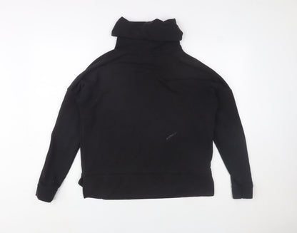 Womens UK Size S New Look Black Pullover Sweatshirt