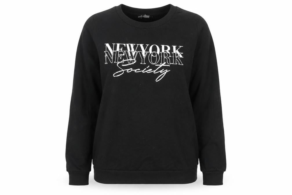 Womens UK Size 8 Pep&Co Black Pullover Sweatshirt