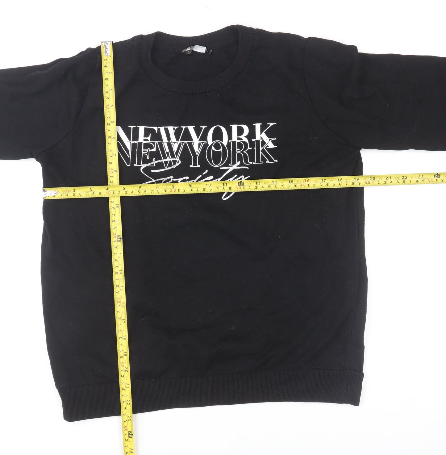 Womens UK Size 8 Pep&Co Black Pullover Sweatshirt