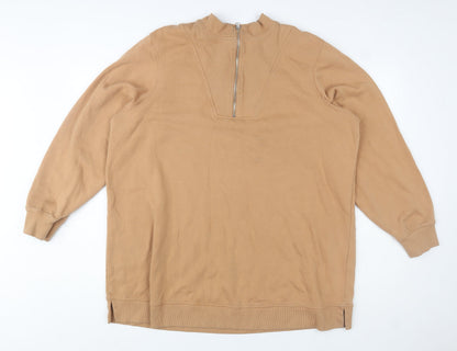 Womens UK Size 22 Simply Be Beige Pullover Sweatshirt