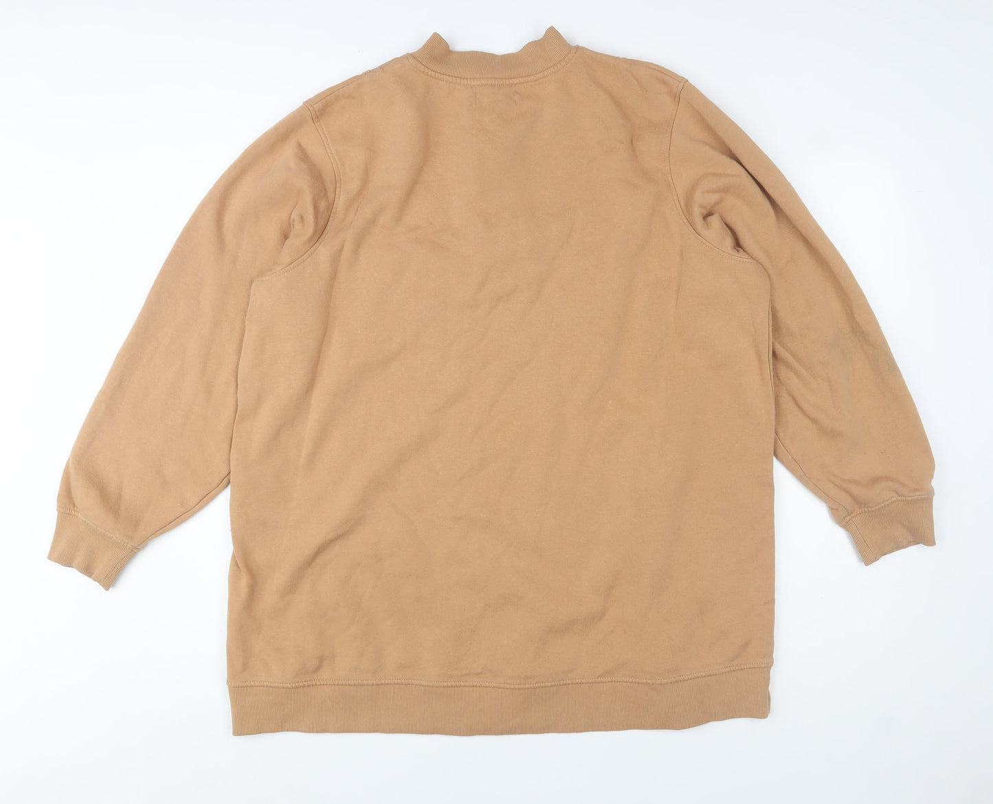 Womens UK Size 22 Simply Be Beige Pullover Sweatshirt