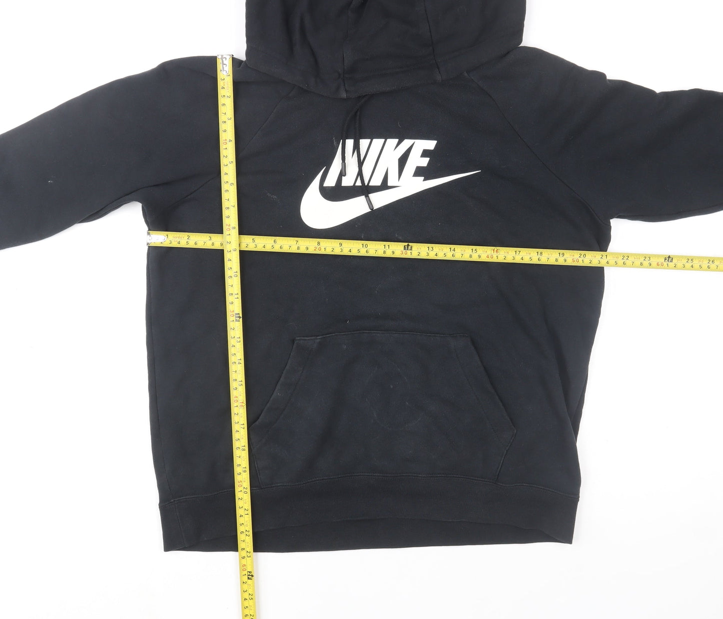 Mens UK Size M Nike Black Pullover Hoodie