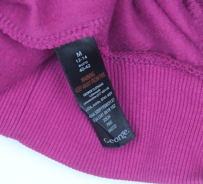Womens UK Size M George Pink Pullover Sweatshirt