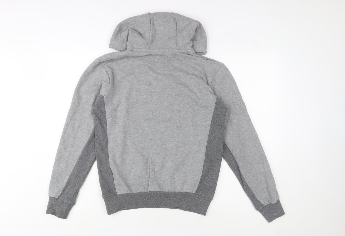 Mens UK Size S Farrell London Grey Pullover Hoodie