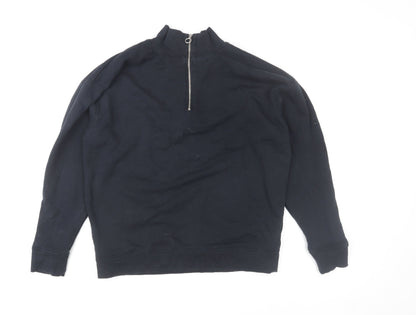 Womens UK Size 10 Marks and Spencer Black Pullover Sweatshirt