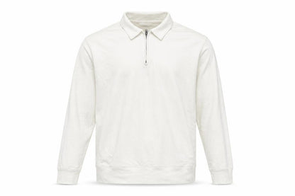 Mens UK Size M Marks and Spencer Ivory 1/2 Zip Sweatshirt