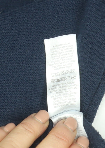 Mens UK Size XS NASA Blue Pullover Hoodie