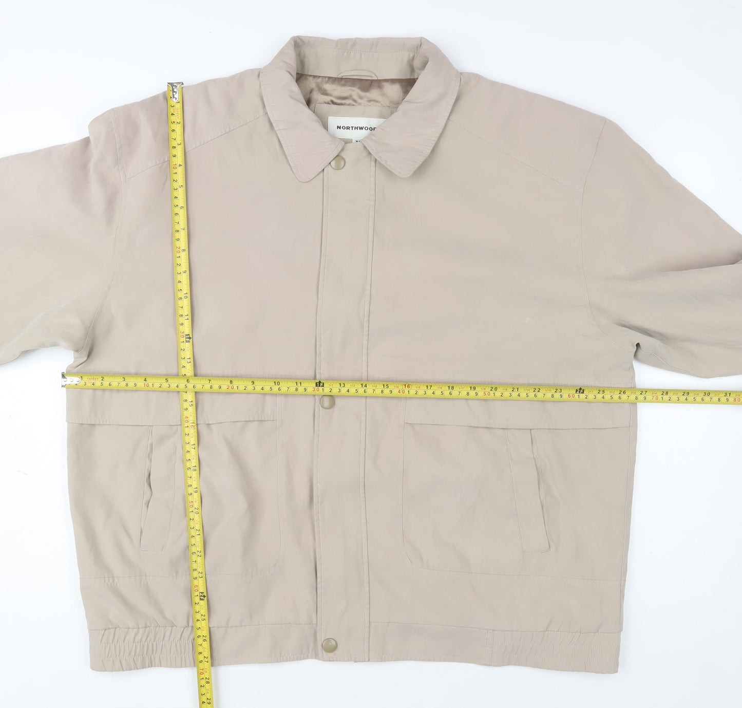 Mens UK Size XL Northwood Beige Basic Jacket