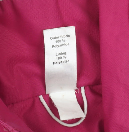 Girls UK Size 6 Years Quechua Pink Rain Coat