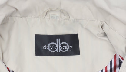Womens UK Size 14 David Barry Beige Parka Coat