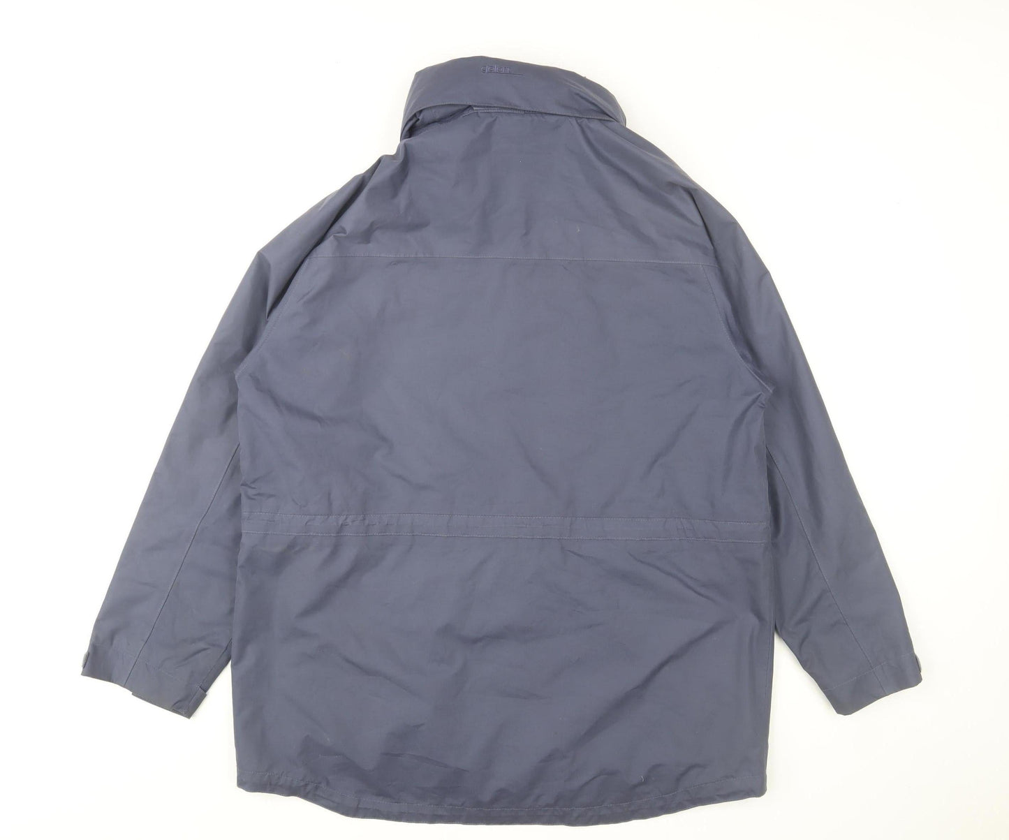 Gelert Womens Blue Waterproof Hooded Rain Coat Jacket Size 16